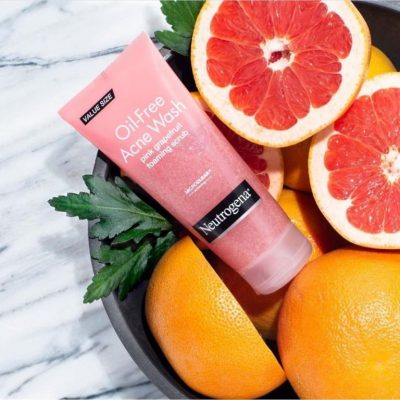 Gel tẩy tế bào chết Neutrogena Oil-Free Acne Wash Pink Grapefruit Facial Cleanser