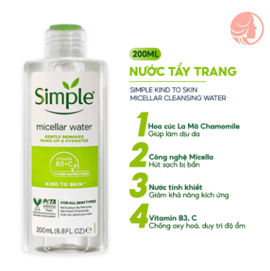 Nước tẩy trang simple cho da dầu mụn: Giải pháp hiệu quả và tự nhiên.