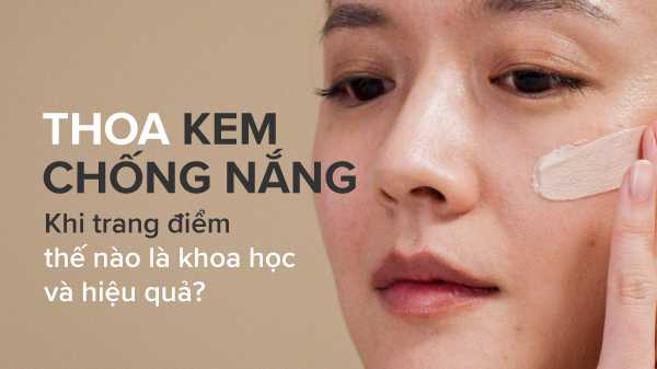 cách bôi lại kem chống nắng khi trang điểm