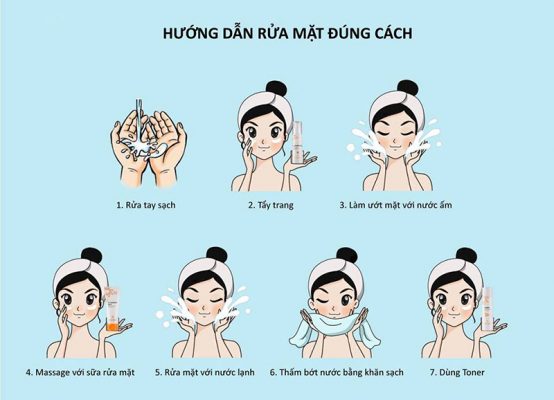 sữa rửa mặt cho da thường