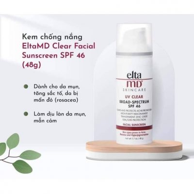 Kem chống nắng EltaMD UV Clear Facial Sunscreen