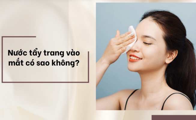 Nước tẩy trang đóng vai trò quan trọng